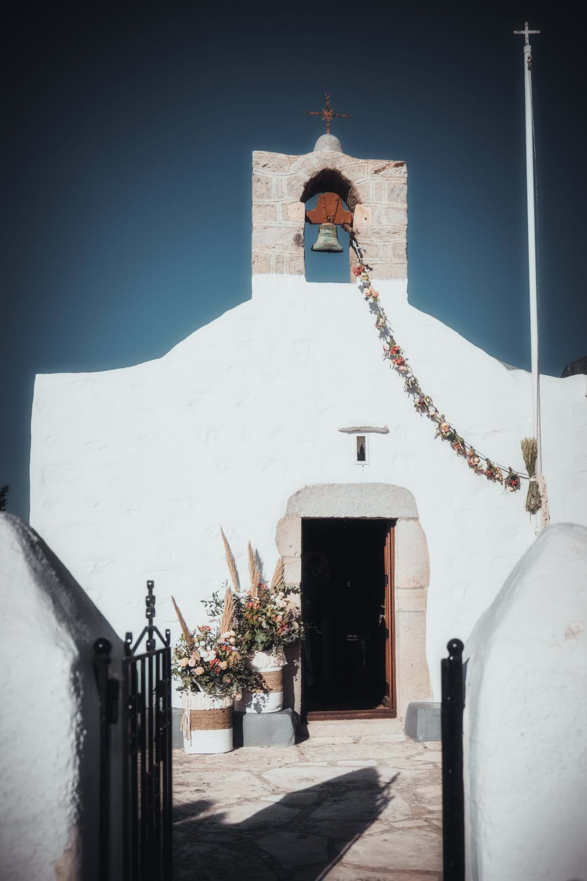 Boho Wedding Day in Patmos, Greece